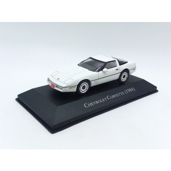 Chevrolet Corvette C4 1984 white - skala 1:43 - Salvat/Hachette